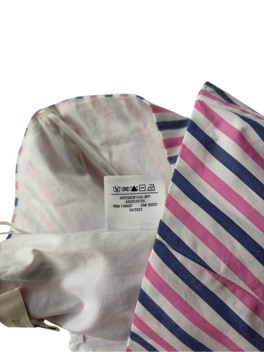 Favorite Daughter Lanai Pink Blue Striped Strapless Corset Bustier Top 10 NWOT - Picture 7 of 9